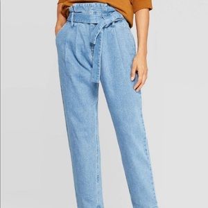 Who what wear high denim pants 10 Caron Callahan